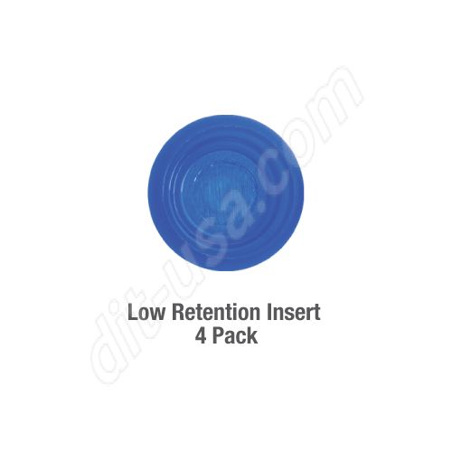 Low Retention Insert, Blue (QTY. 4)