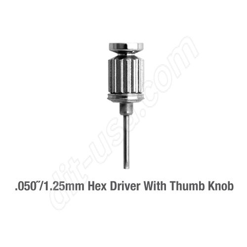 050" HEX DRIVER WITH THUMB KNOB
