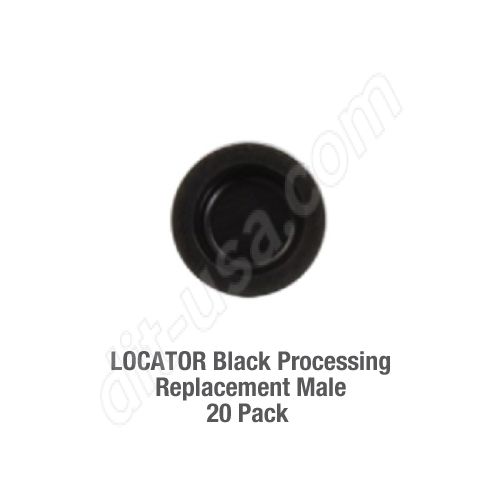 LOCATOR Black Processing Replacement Male - (20 pack)