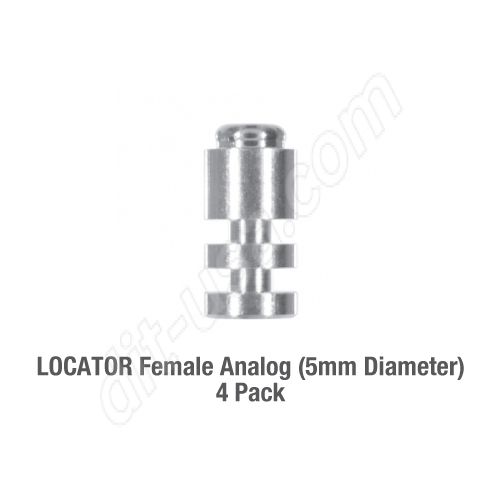 LOCATOR Female Analog (5mm Diameter) (4 pack)
