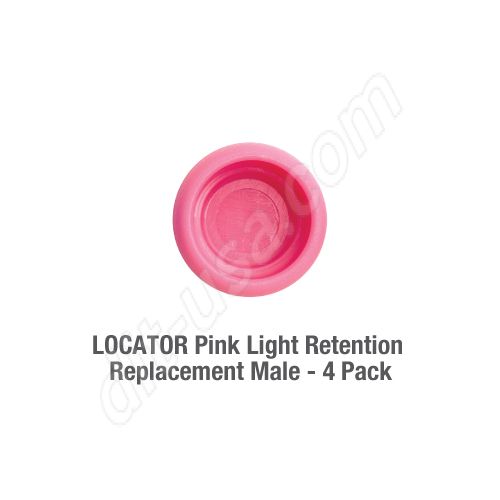 3.0 lbs LOCATOR Pink Light Retention Replacement Male - (4 pack)