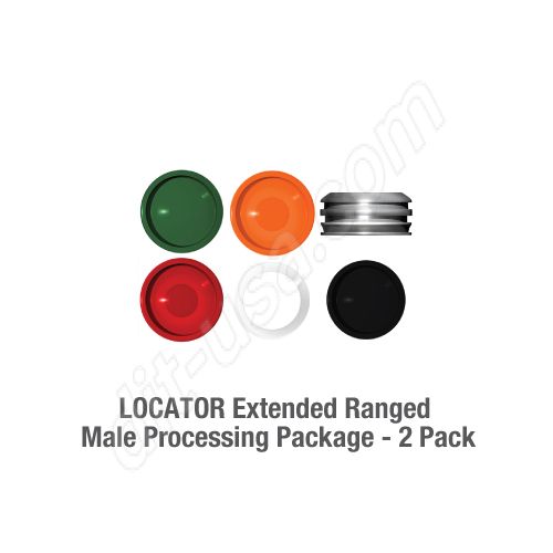LOCATOR Extended Ranged Male Processing Package - (2 Pack)