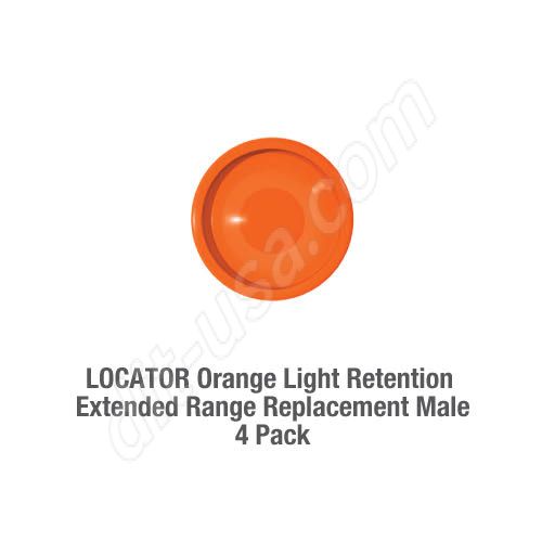2.0 lbs LOCATOR Orange Light Retention Extended Range Replacement Male - (4 pack)