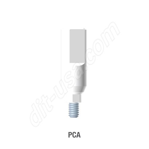 Engaging Plastic Castable UCLA Abutment for Standard Platform Internal Hex Connection