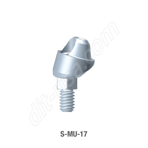 17 Degree Angled Multi-Unit Abutment for Standard Platform Internal Hex Connection