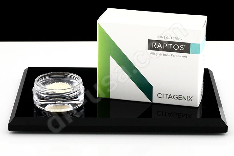 2.0cc (250-1000µm) Mineralized Cortical Cancellous Raptos® Particulate Jar