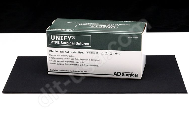 4-0 x 18" Unify PTFE Sutures with FS-2 Needle - 12/Box