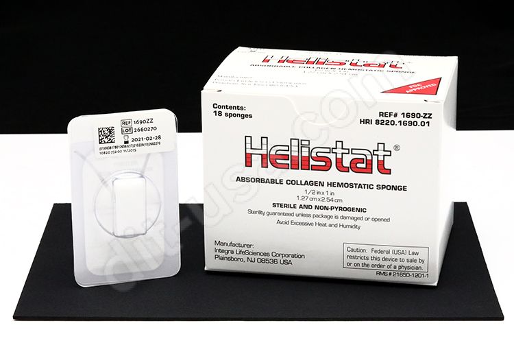Helistat® Hemostatic Collagen Sponge -18/Pack
