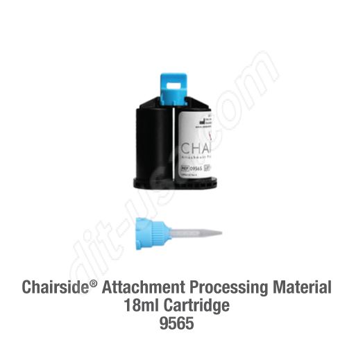 Chairside Attachment Processing Material, 18ml Cartridge (10 blue mixing tips included in each package)