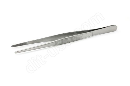Dressing Forcep. Stainless, Serrated, 160mm