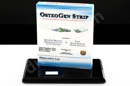 12x20x3mm Small Osteogen Resorbable Collagen Bone Graft Strip -2pack