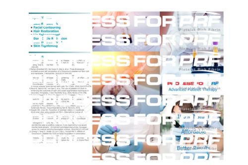 PRF Aesthetics Patient Education Tri-Fold Brochures - 50/box