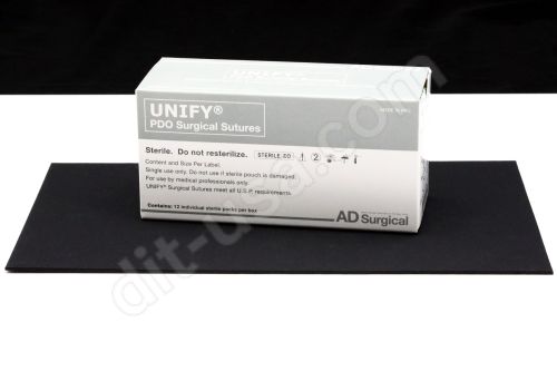 5-0 x 18" Unify PDO Sutures with FS-2 Needle - 12/Box
