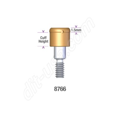 Locator STERI-OSS REPLACE SELECT (INTERNAL CONNECTION) 5.0mm x 1mm DIAMETER Implant Abutment #8766