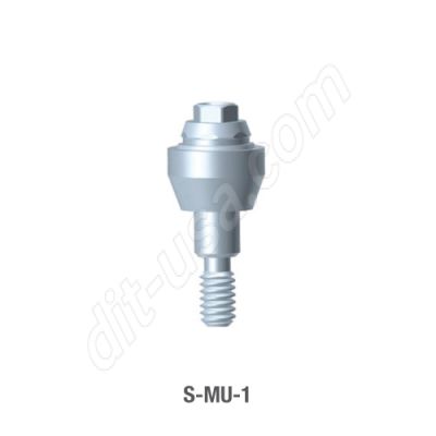 1mm Cuff Straight Multi-Unit Abutment for Standard Platform Internal Hex Connection