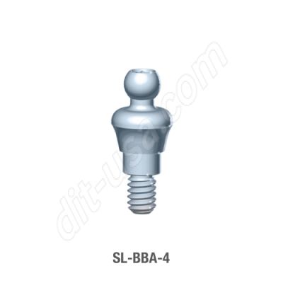 4mm Cuff O-Ball Abutment for Standard Platform Conical Connection.