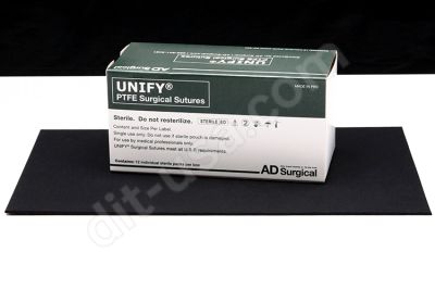 3-0 x 18" Unify PTFE Sutures with FS-2 Needle - 12/Box
