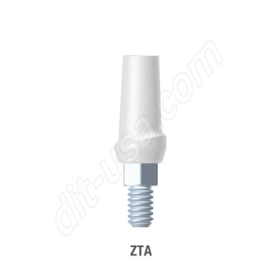 Straight Zirconia Abutment for Standard Platform Internal Hex Connection